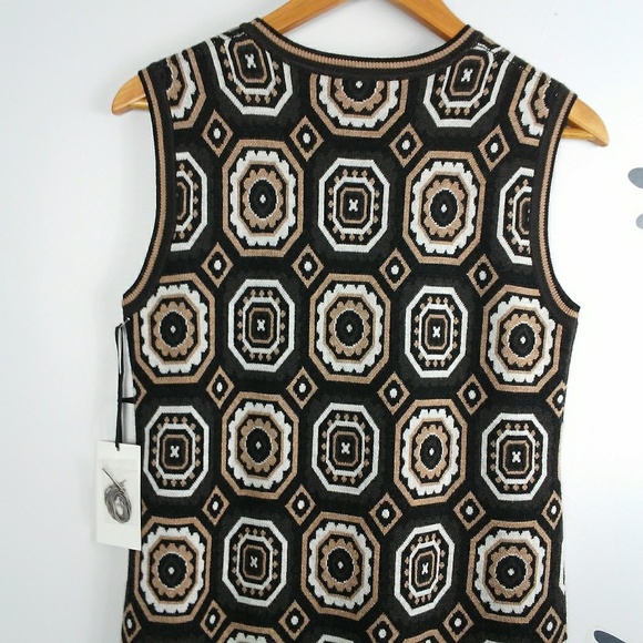 W by Worth Sleeveless knit dress Geometric - Picture 6 of 8